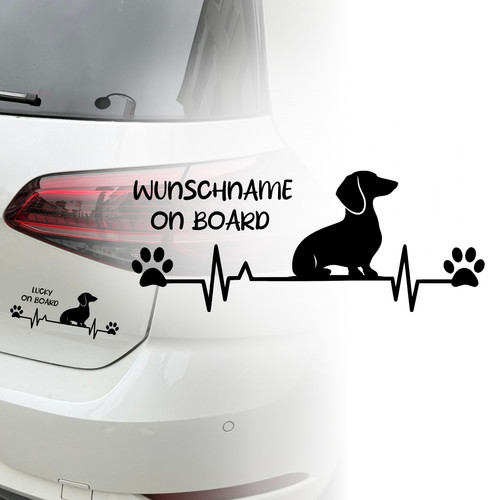 Auto aufkleber dackel hund - auto, |
