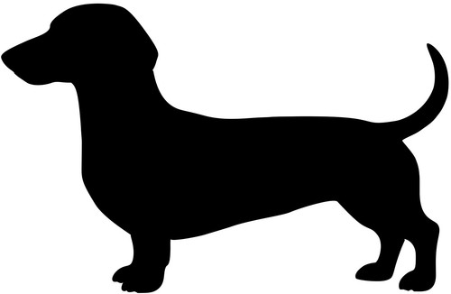 Dackel aufkleber - , dackel(kurzhaar)