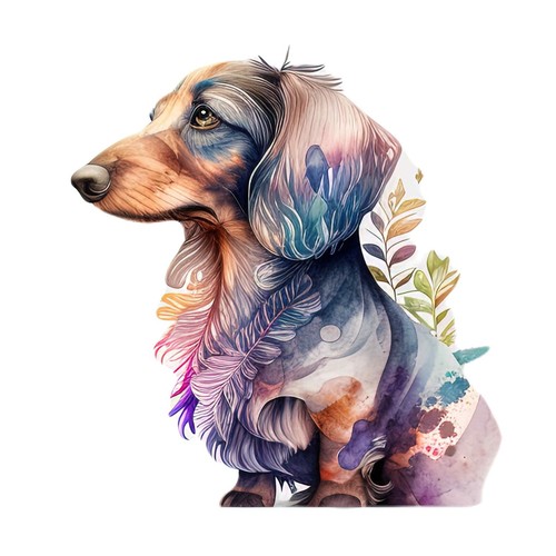 Dackel auto aufkleber hunde - dackel,