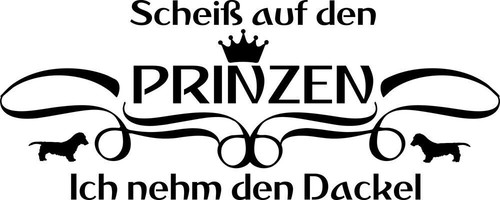 Dackel autoaufkleber - dackel, (rauhaar)