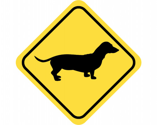 Samunshi dackel warnschild - samunshi,
